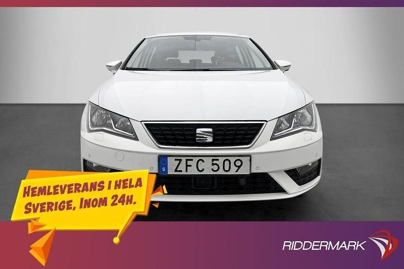 Begagnad Seat Leon Style 110 HK (80 kW) 2018 Vit Halvkombi
