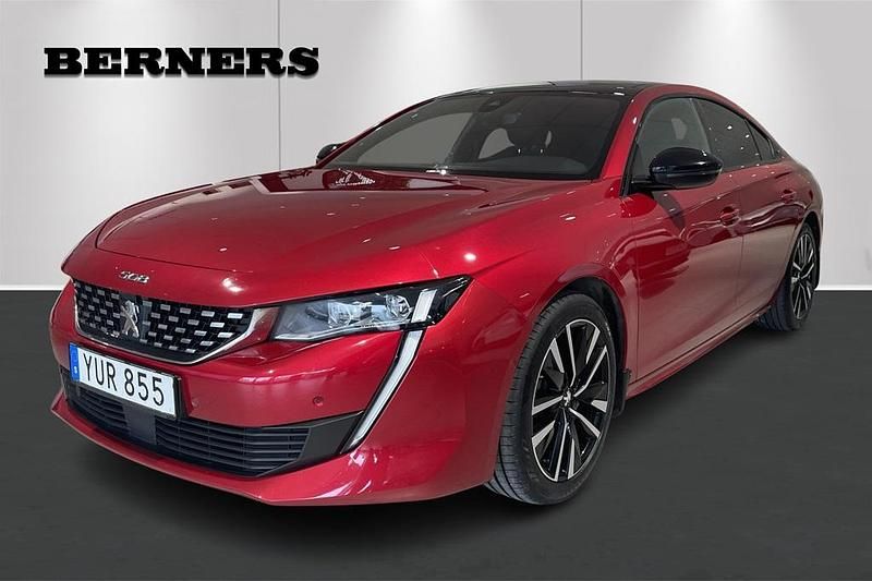 Röd Begagnad 2018 Peugeot 508 GT Sedan | 189 900 kr (Marknadspris) - Bild 1/4