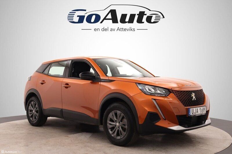 Orange Begagnad 2022 Peugeot e-2008 Active SUV | 204 500 kr (Marknadspris) - Bild 1/4