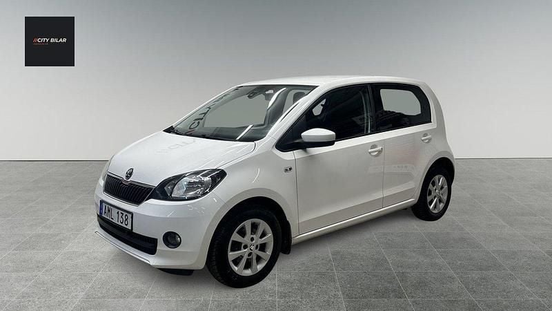 Vit Begagnad 2014 Skoda Citigo Halvkombi | 64 900 kr (Marknadspris) - Bild 1/4
