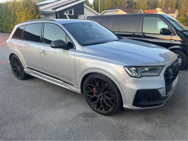 Silver Begagnad 2021 Audi SQ7 Advanced Plus SUV | 895 000 kr (Marknadspris) - Bild 1/3