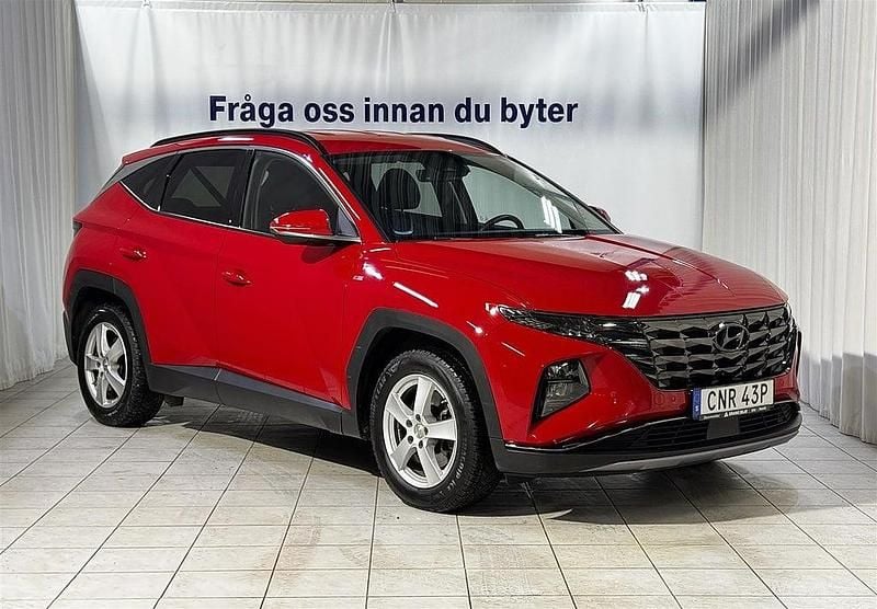 Begagnad Hyundai Tucson Advanced 180 HK (132 kW) 2021 Röd SUV