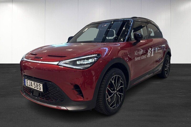 Flerfärgad (red) Begagnad 2023 Smart #1 Brabus SUV | 479 900 kr (Marknadspris) - Bild 1/4