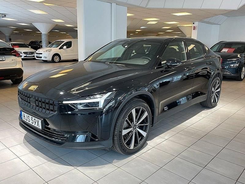 Svart Begagnad 2021 Polestar 2 Standard Range Single Motor Sedan | 294 900 kr (Marknadspris) - Bild 1/4
