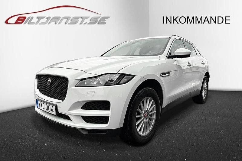 Vit Begagnad 2018 Jaguar F-Pace SUV | 279 900 kr (Dyr) - Bild 1/4