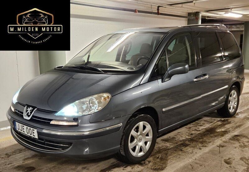 Grå Begagnad 2008 Peugeot 807 Minibuss | 49 900 kr - Bild 1/4