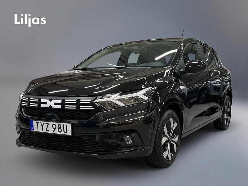 Svart Ny 2025 Dacia Sandero Expression Halvkombi | 229 200 kr (Marknadspris) - Bild 1/4