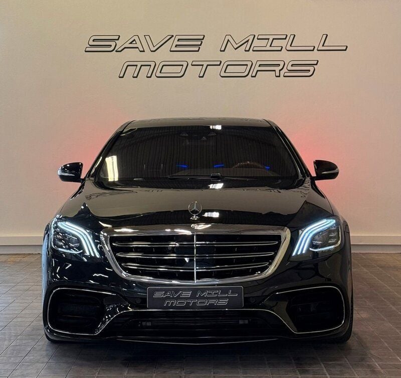 Svart Begagnad 2014 Mercedes S500L Sedan | 494 900 kr - Bild 1/4