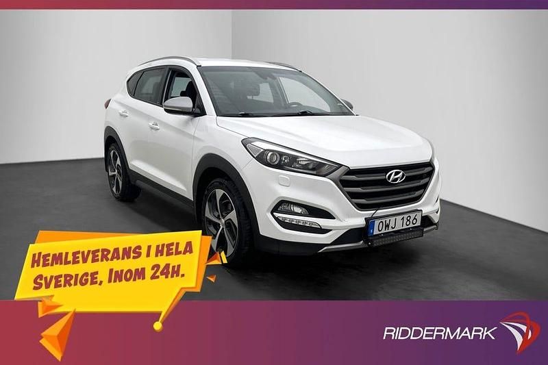 Vit Begagnad 2018 Hyundai Tucson Premium SUV | 179 800 kr (Marknadspris) - Bild 1/3