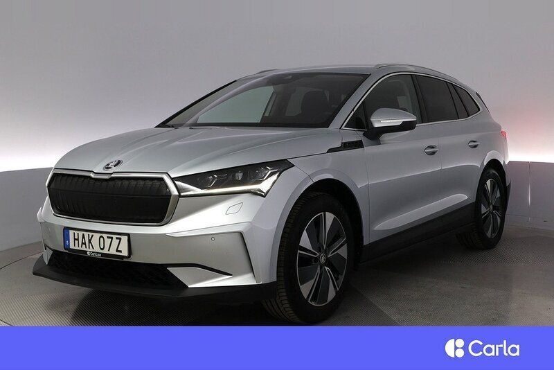 Grå Begagnad 2021 Skoda Enyaq iV SUV | 334 900 kr - Bild 1/4