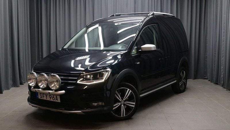 Svart Begagnad 2019 VW Caddy Minibuss | 249 000 kr (Dyr) - Bild 1/4