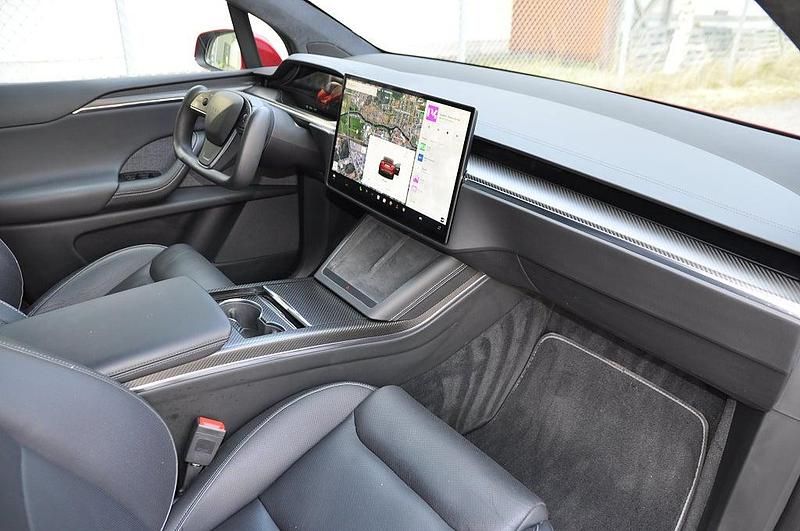 Begagnad Tesla Model X Plaid 759 kW (1033 HK) 2022 Röd SUV