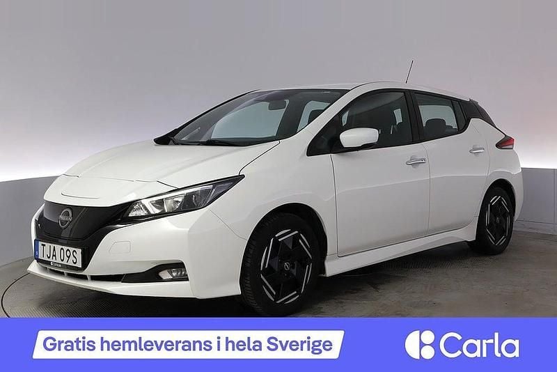 Vit Begagnad 2022 Nissan Leaf Acenta Halvkombi | 145 990 kr (Bra pris) - Bild 1/4