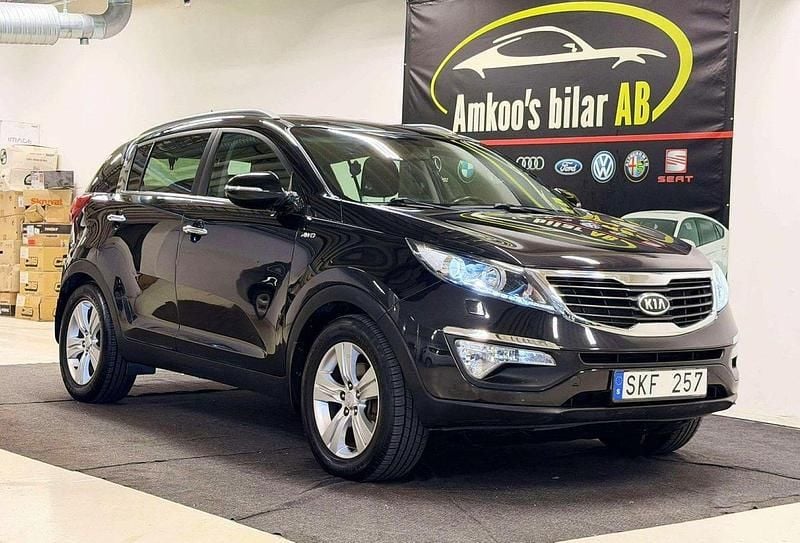 Svart Begagnad 2012 Kia Sportage EX SUV | 94 900 kr (Bra pris) - Bild 1/4