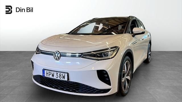 Vit (glacier white metallic bl) Begagnad 2021 VW ID.4 GTX SUV | 359 900 kr (Superpris) - Bild 1/4
