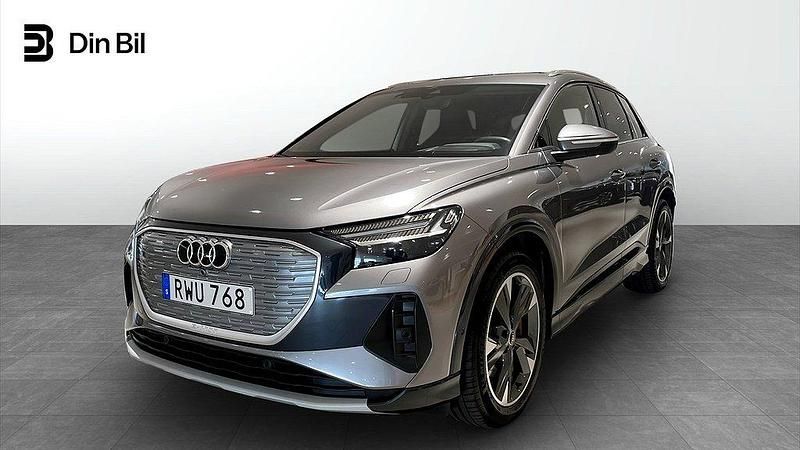 Tyfongrå metallic Begagnad 2022 Audi Q4 e-tron Proline SUV | 389 000 kr (Marknadspris) - Bild 1/4