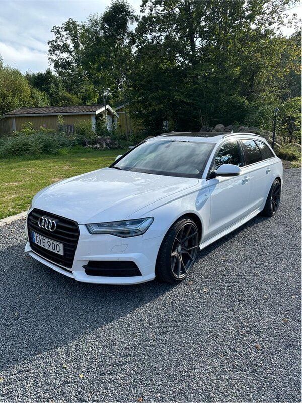 Vit Begagnad 2015 Audi A6 S-Line Kombi | 235 000 kr (Dyr) - Bild 1/4