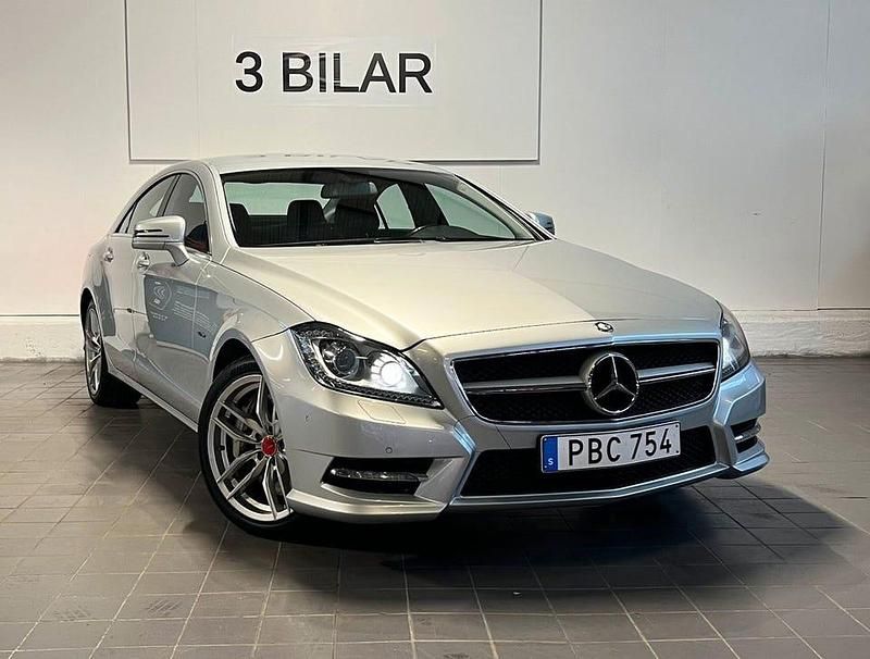 Silver Begagnad 2012 Mercedes CLS500 Sportkupé | 299 000 kr - Bild 1/4