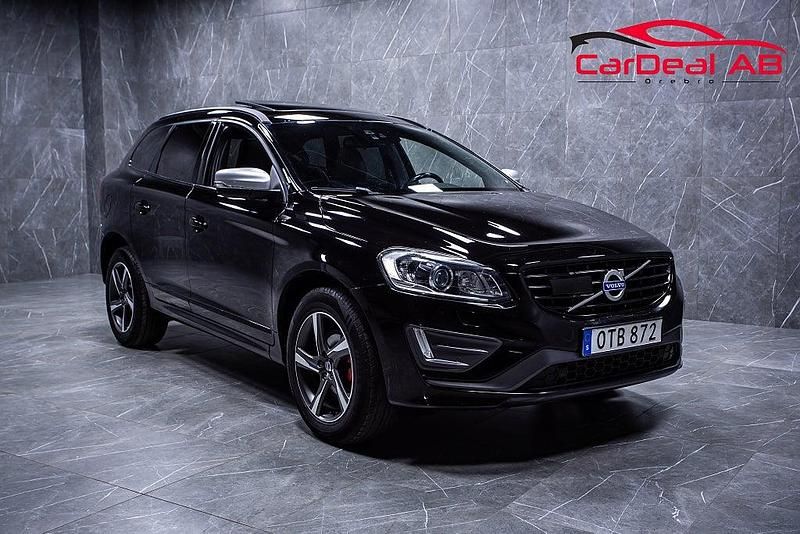 Begagnad Volvo XC60 R-Design 190 HK (139 kW) 2015 Svart SUV