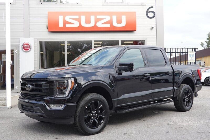 Svart Begagnad 2023 Ford F-150 Lariat Pickup | 936 250 kr (Marknadspris) - Bild 1/4