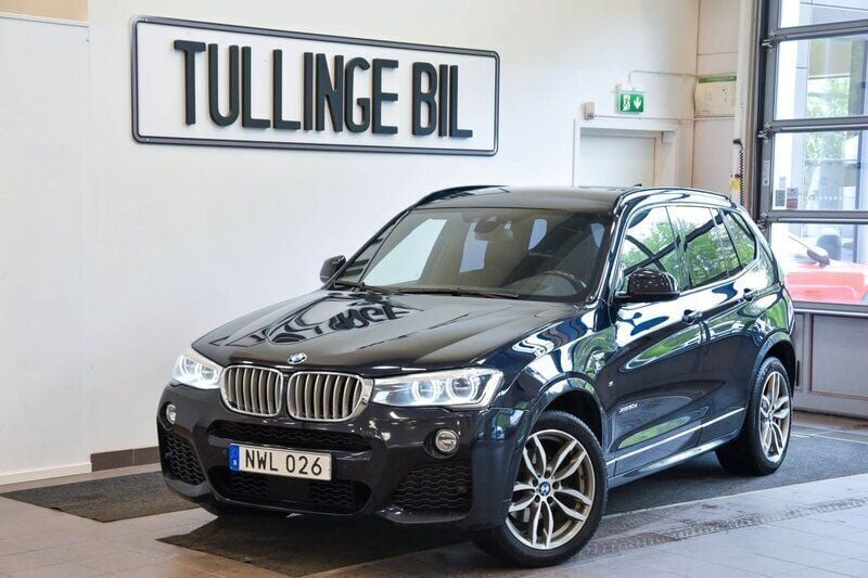 Svart Begagnad 2015 BMW X3 M Sport SUV | 219 900 kr (Lite dyr) - Bild 1/4