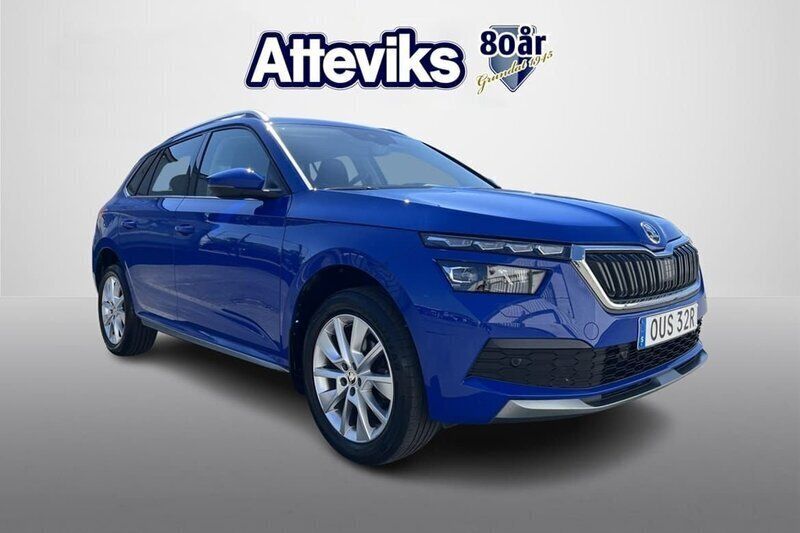 Blå Begagnad 2022 Skoda Kamiq Style SUV | 219 900 kr (Marknadspris) - Bild 1/4