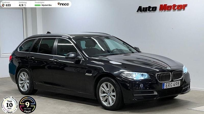 Svart Begagnad 2015 BMW 530 Kombi | 199 900 kr (Marknadspris) - Bild 1/3