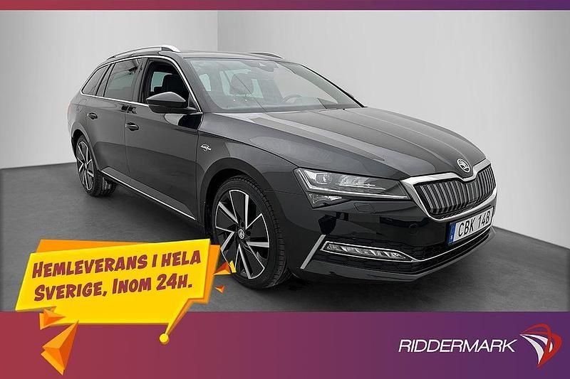 Svart Begagnad 2019 Skoda Superb LAURIN & KLEMENT Kombi | 279 800 kr (Marknadspris) - Bild 1/3
