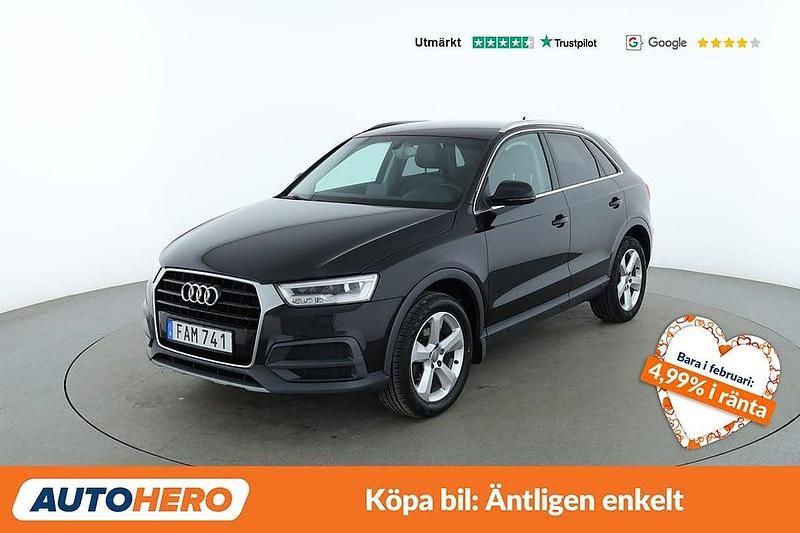 Begagnad Audi Q3 151 HK (111 kW) 2015 Svart SUV