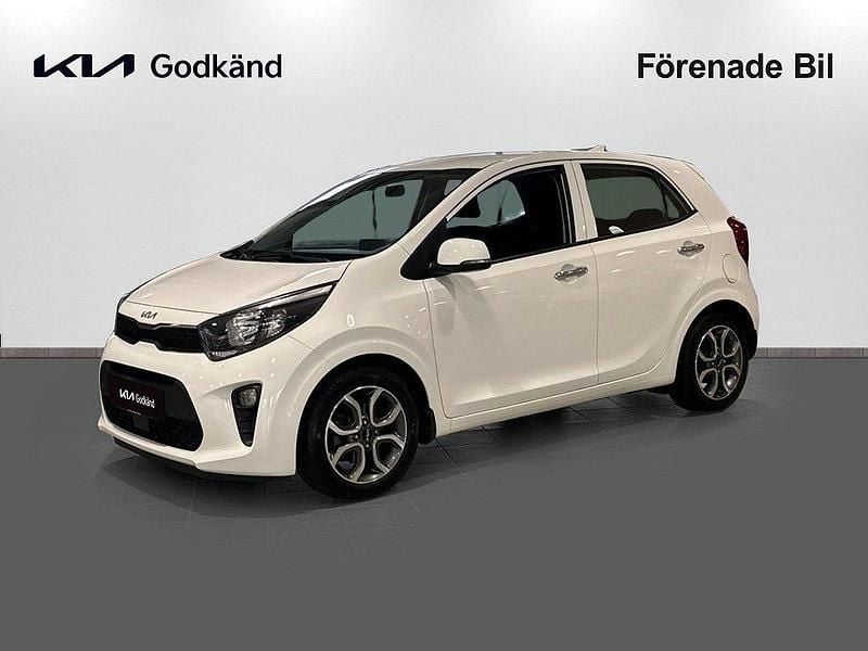 Vit (clear white) Begagnad 2022 Kia Picanto Advance Halvkombi | 169 000 kr (Marknadspris) - Bild 1/4