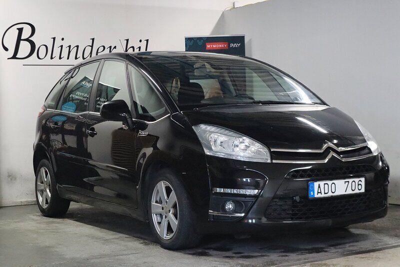 Svart Begagnad 2012 Citroën C4 Picasso Minibuss | 54 900 kr (Lite dyr) - Bild 1/4