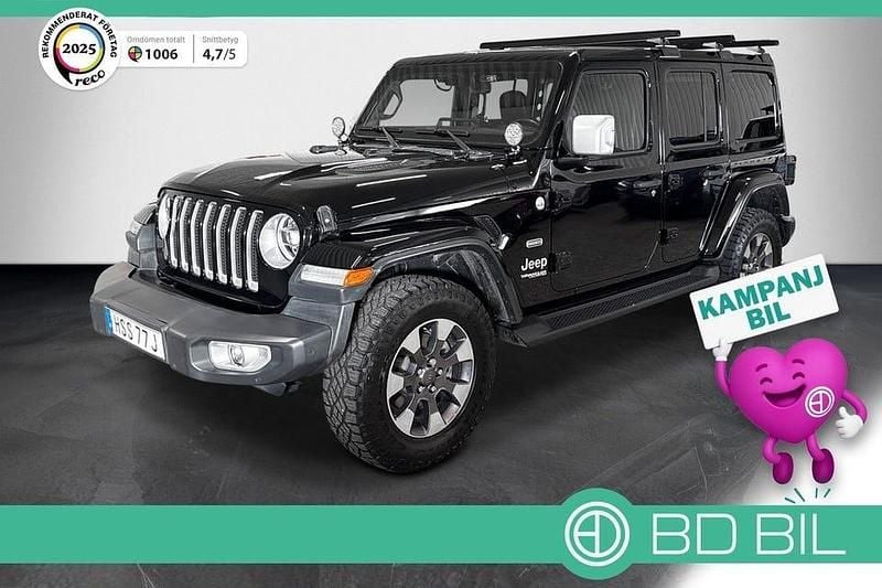 Svart Begagnad 2018 Jeep Wrangler SUV | 389 900 kr - Bild 1/4