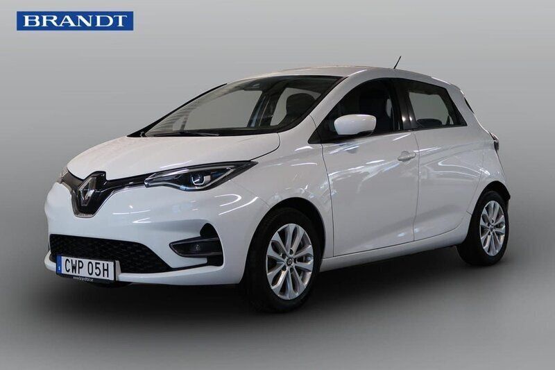 Vit Begagnad 2022 Renault Zoe Zen Halvkombi | 164 900 kr (Bra pris) - Bild 1/4
