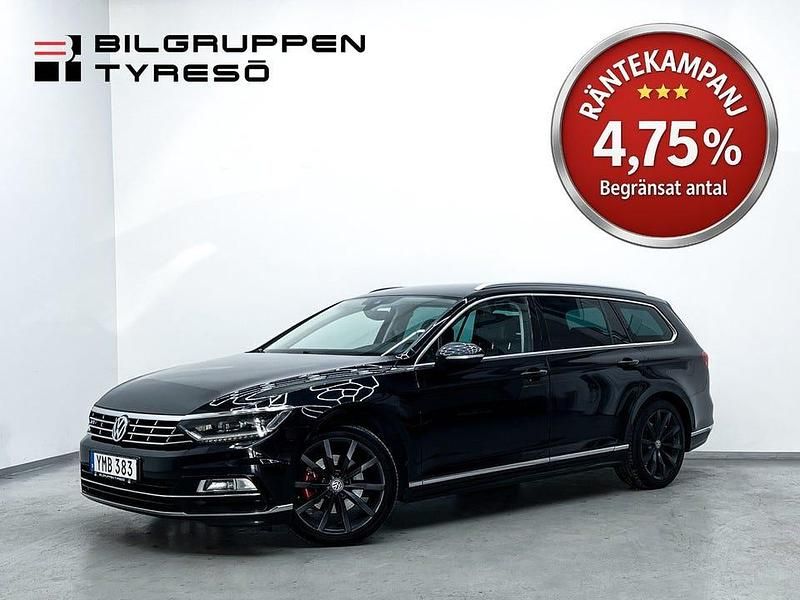 Svart Begagnad 2017 VW Passat GT Kombi | 198 900 kr (Marknadspris) - Bild 1/4