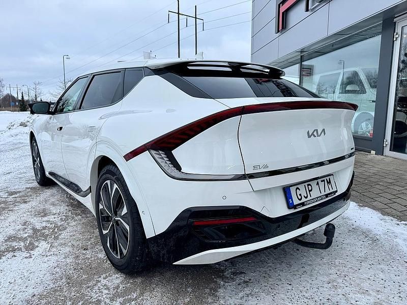 Begagnad Kia EV6 GT-Line 239 kW (325 HK) 2021 Vit metallic SUV