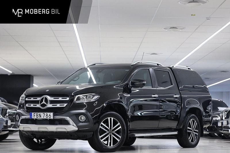 Svart Begagnad 2019 Mercedes X350 Pickup | 399 900 kr (Marknadspris) - Bild 1/3