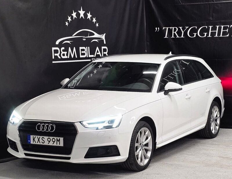 Vit Begagnad 2019 Audi A4 Kombi | 179 800 kr - Bild 1/4
