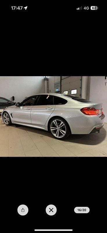 Silver Begagnad 2017 BMW 430 Gran Coupé M Sport Sportkupé | 245 000 kr (Bra pris) - Bild 1/4