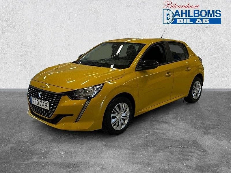 Gul (gul faro) Begagnad 2022 Peugeot 208 Active Halvkombi | 146 900 kr (Marknadspris) - Bild 1/4