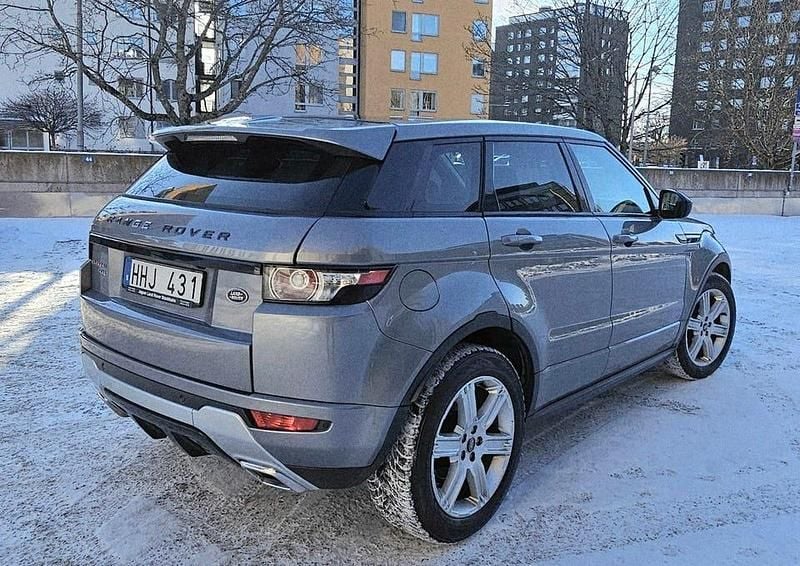 Begagnad Land Rover Range Rover evoque 190 HK (139 kW) 2014 Grå med svarta detaljer SUV