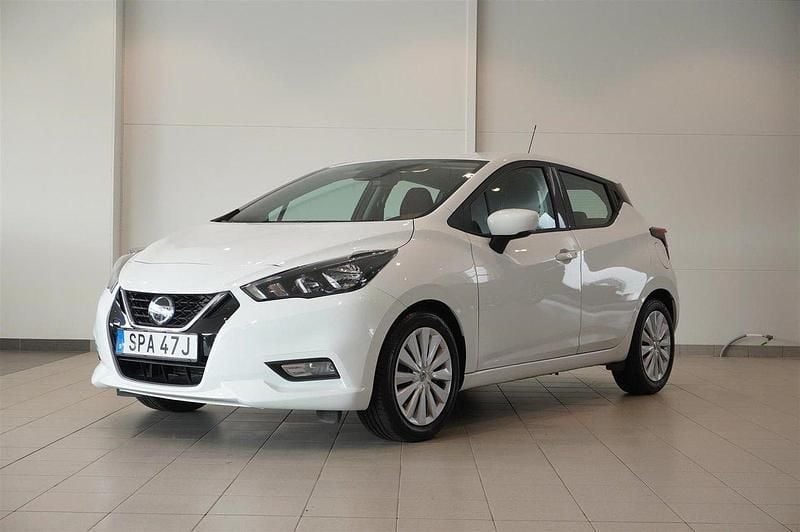 Vit Begagnad 2022 Nissan Micra Acenta Halvkombi | 168 900 kr (Marknadspris) - Bild 1/4