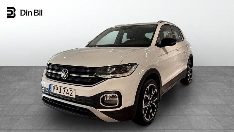 Vit Begagnad 2020 VW T-Cross GT SUV | 229 900 kr (Marknadspris) - Bild 1/4