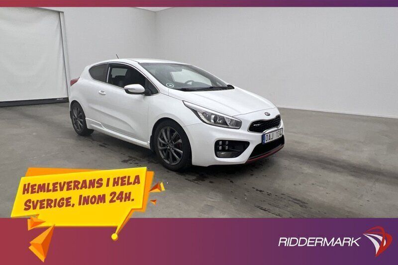 Vit Begagnad 2013 Kia Ceed GT 2 Halvkombi | 114 800 kr (Marknadspris) - Bild 1/3