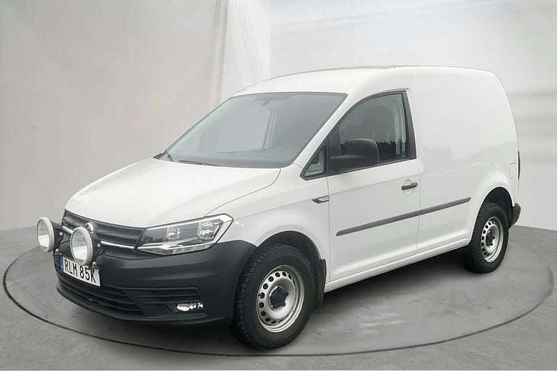 Vit Begagnad 2020 VW Caddy Minibuss | 200 000 kr (Superpris) - Bild 1/4