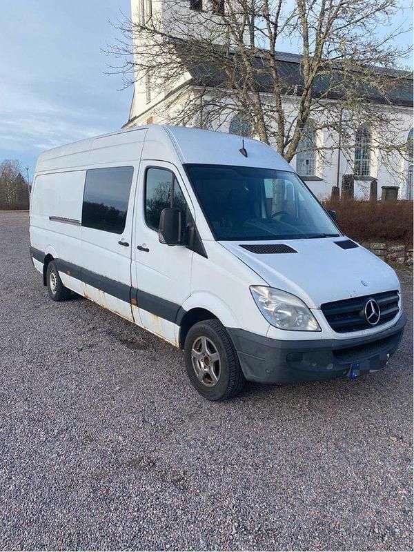 Vit Begagnad 2007 Mercedes Sprinter Van | 78 000 kr (Bra pris) - Bild 1/4