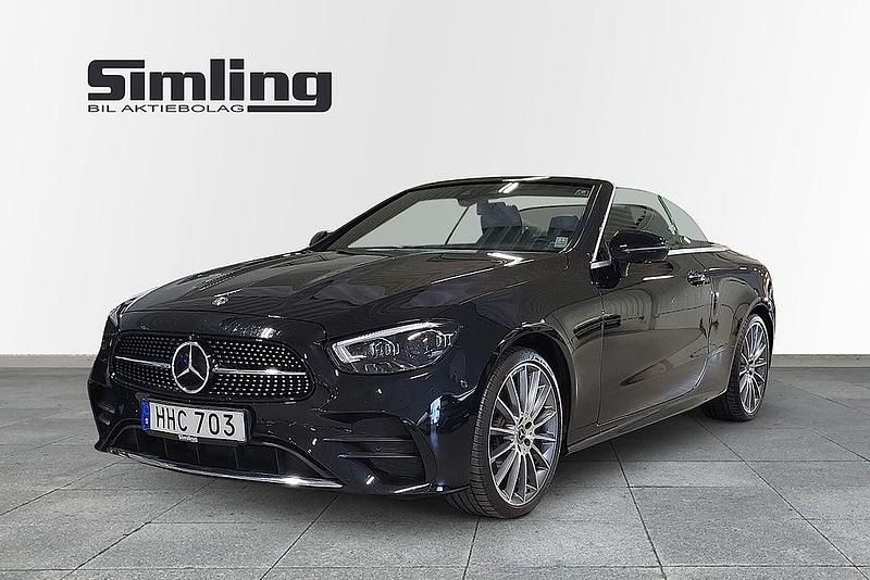 Begagnad Mercedes E200 AMG line 197 HK (144 kW) 2021 Svart Cab