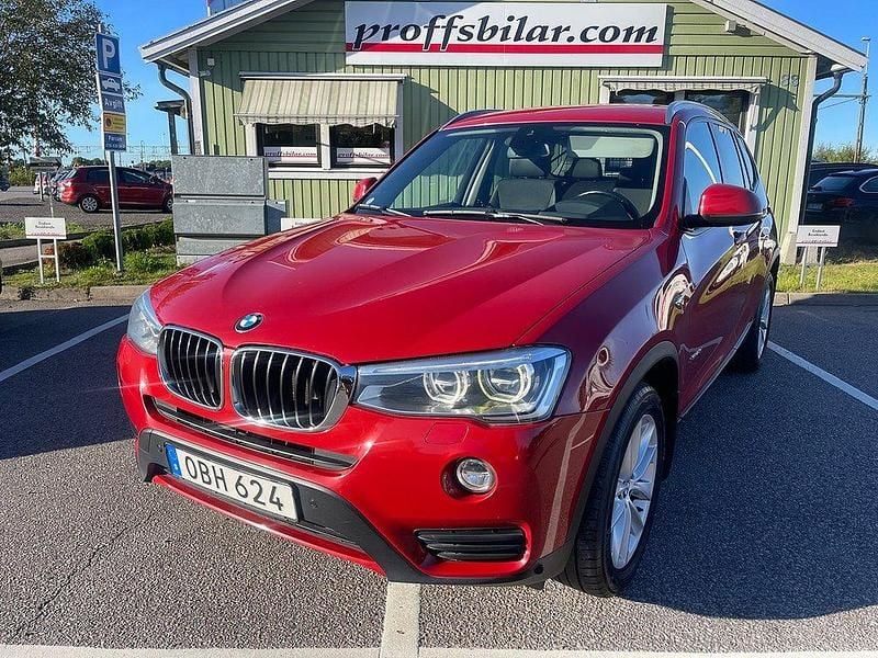 Röd Begagnad 2016 BMW X3 SUV | 129 900 kr (Marknadspris) - Bild 1/4