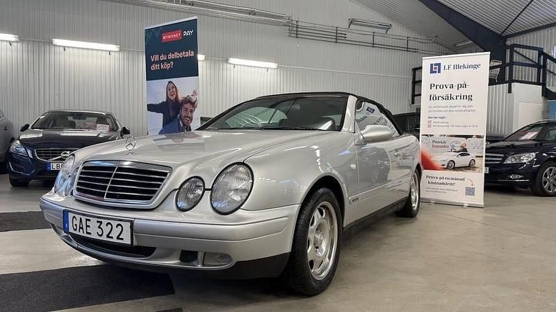 Begagnad Mercedes CLK230 193 HK (141 kW) 1998 Grå Cab