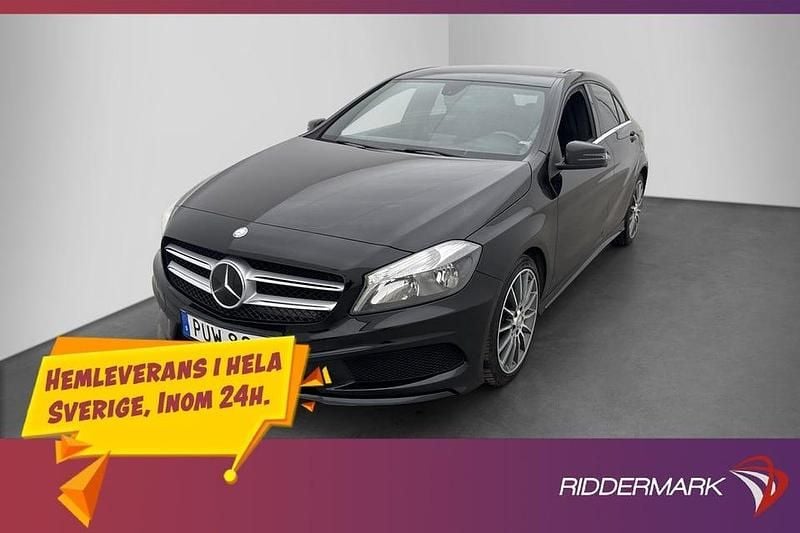 Svart Begagnad 2014 Mercedes A180 AMG Halvkombi | 149 800 kr (Marknadspris) - Bild 1/3