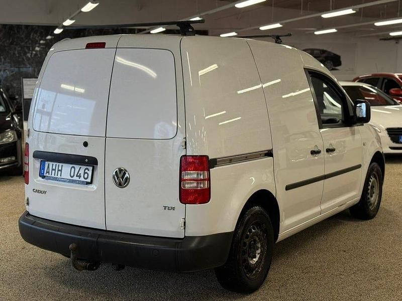 Begagnad VW Caddy 75 HK (55 kW) 2014 Vit Minibuss